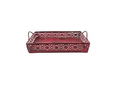 Vintage Antique Design Decorative Metal Serving Tray