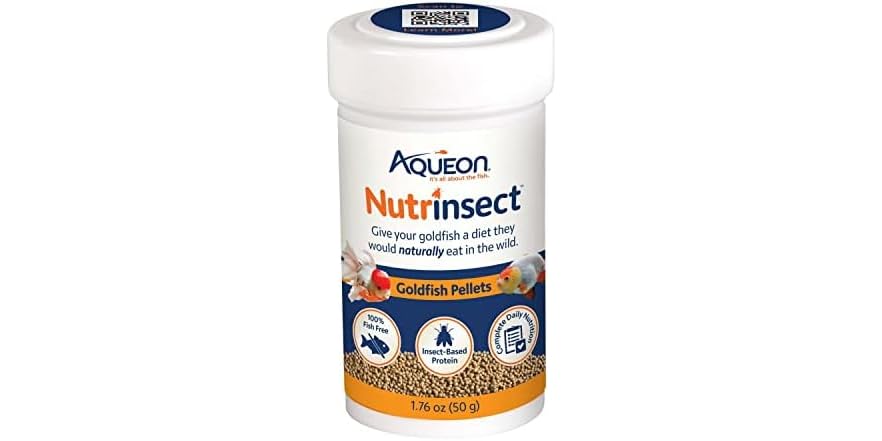 Aqueon Nutrinsect Fish-Free GoldFish Food