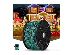 BesLowe Commercial 500 FT C9 Cut to Length Christmas Lights