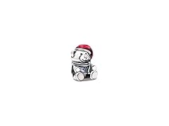 PANDORA 791391enmx Christmas Bear Charm (Open Box)