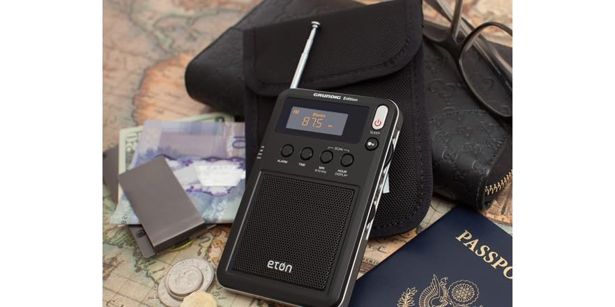 Eton Mini AM/FM/Shortwave Radio, 2 Pack