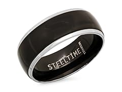 Men's Two-Tone Titanium Ring