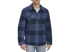 Levi's Men's (2XL) Men's Classic Plaid Shirt Blue