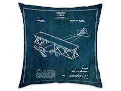 Toy Airplane Throw Pillow