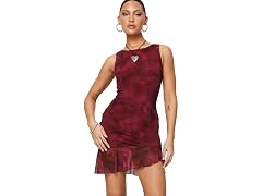 Princess Polly Women's Ruffle Hem Mini Dress