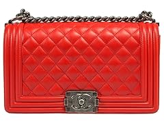 Chanel Boy w/ Silver Hardware, Medium