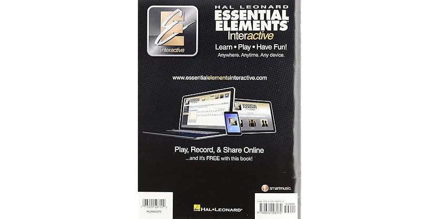 Hal Leonard Essential Elements 2000 Alto Sax Book 1