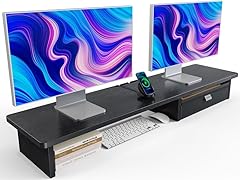 HUANUO Large Dual Monitor Stand