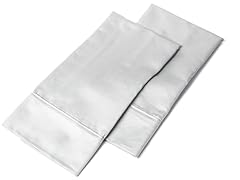 1000 TC Pillowcases-King-Set of 2-Grey