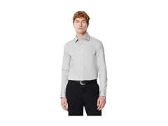 Amazon Essentials Men Stretch Wrinkle Shirt Grey