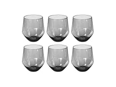 Abode Homewares Angle 23 oz Durable Acrylic Wine Glasses