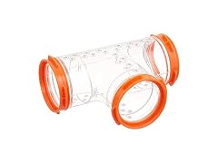 Ferplast Hamster Cage Play Tube T-Tunnel, 5.5L x 3.9H x 2.4"