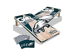 YouTheFan NFL Eagles 2' x 4' Wood Cornhole Set