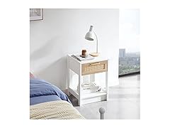 LKJYBG 15.75" Rattan Night Stands with D
