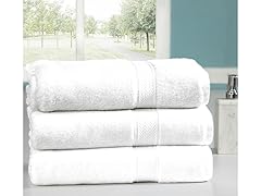 Casa Platino Cotton Oversized Bath Sheets- 3 Pack