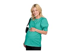 Eliana (XXL) Short-Sleeve Maternity Work & Gre