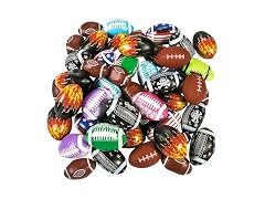 Fun Express Mini Football Kickball Assortment 50 Pack