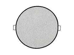 Sunnydaze X-Marks Outdoor Fire Pit Grill Grate for Cooking 37.5-Inch