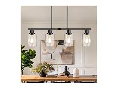 VerRon B0DPDL95KW 4-Light Linear Dining Chandelier
