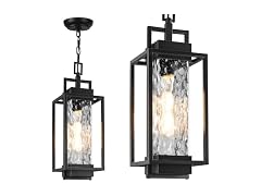 BesLowe Outdoor Pendant Light with LED Bulb