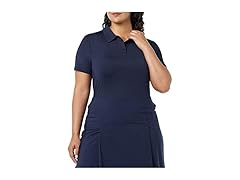 Women's Tech Stretch Tennis Tee Navy(M)
