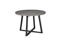 Ashley Centiar Round Dining Table, Gray