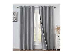 100% Blackout Curtains 2 Panels Set
