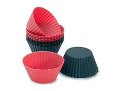 Freshware Cupcake Silicone Liners, Pack of 12