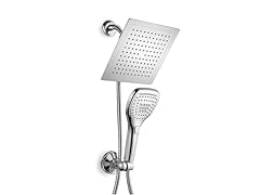DreamSpa Ultra-Luxury Rainfall Combo with Revolutionary Push-Control Hand Shower
