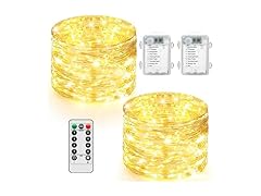 Lakumu B0FBRD4H71 Warm White String Lights