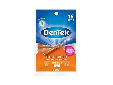 $2.99, Was $4.99, 40% Off! DenTek Easy Brush Interdental Cleaners Mint, 16ct dealfomo
