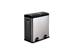 Step N' Sort The 16 Gal. 2-Compartment SS Trash Bin