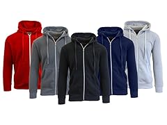 Boys Fleece-Lined Zip Sweater Hoodie