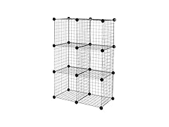 Amazon Basics Cube Wire Grid Stackable Storage