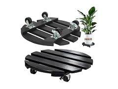 IBGUC 2 Pack Plant Caddy with Wheels