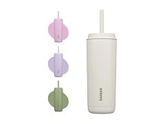 BJPKPK Insulated Tumbler with Lid and Straw,20 oz White