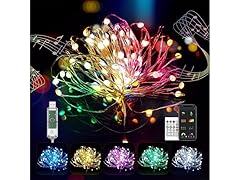 Probro Smart RGB Fairy Lights, 33ft