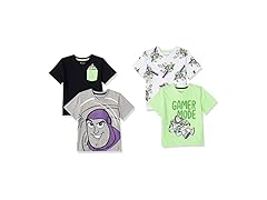 Amazon  Essentials Toy Story V-Neck Tees 4pk
