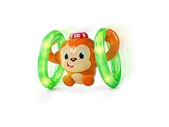 Bright Starts Roll & Glow Monkey Crawling Baby Toy