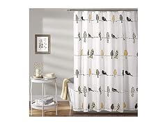 Lush Decor Rowley Birds Shower Curtain
