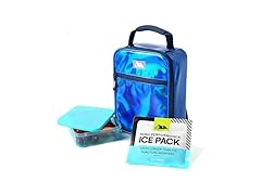 Arctic Zone Chrome Lunch Box Combo