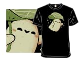 Cute Ghost with Leaf Umbrella
