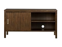 4-Shelf TV Console w/Sliding Doors