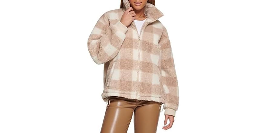 Teddy Sherpa Zip Up Vest main image 0