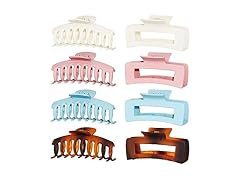 Nicole Miller 8 Pack Large Claw Clips