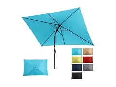 Sunvivi Outdoor 6.5 x 10 Ft Rectangular Umbrella
