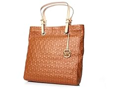 MK Jet Set Tote, Brown Leather