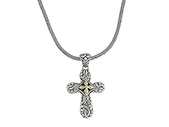 Greg Anthony Bali Gold Cross Pendant