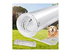 LC&QS Clear Tarps Heavy Duty PVC, 10' x 12