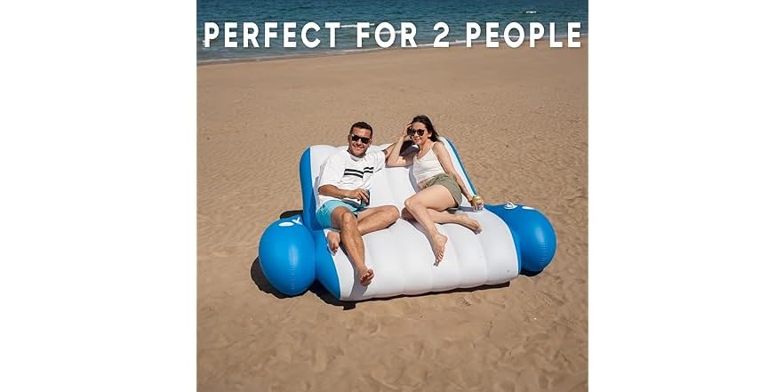 Tech Inflatables Zone Tech Inflatable Pool Floats Adults, Recliner Float